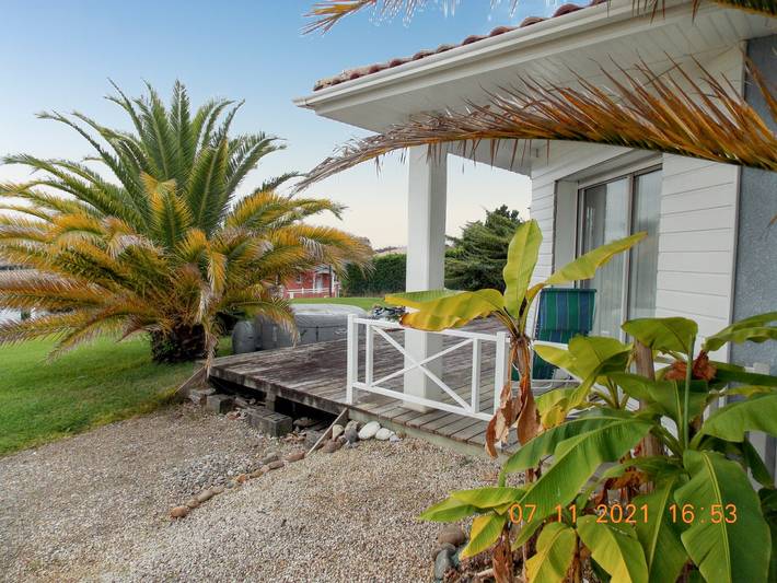 Gîte pour 6 personnes, avec Jacuzzi ainsi que Terrasse et Jardin dans les Landes