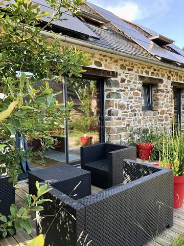 Cottage pour 5 personnes, avec jardin et vue à Landévennec