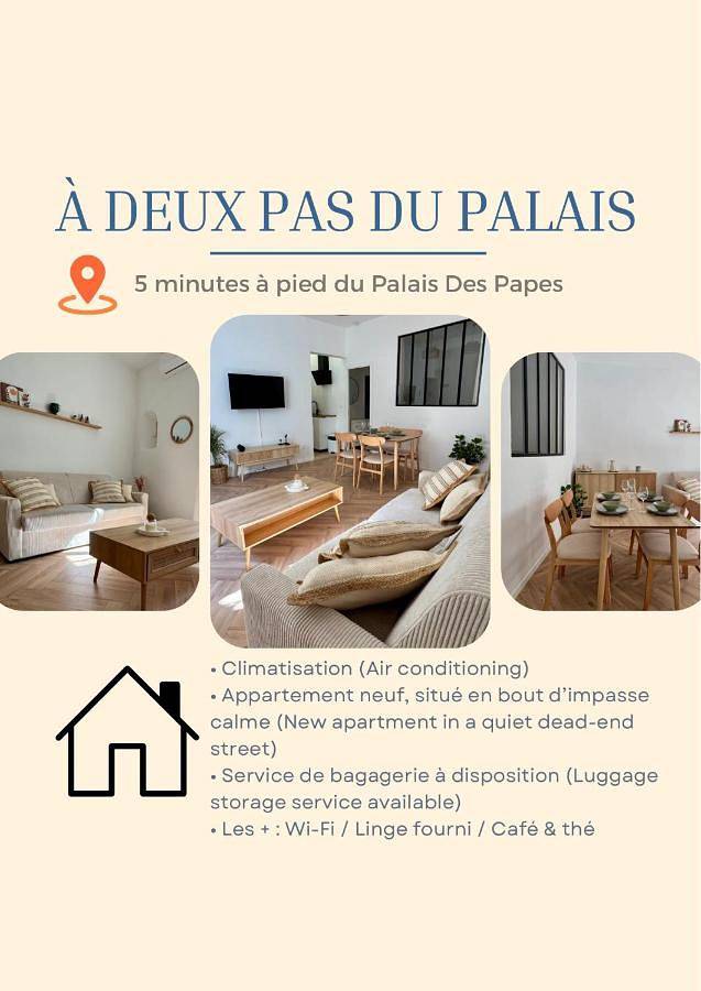 Gîte pour 4 personnes, animaux acceptés dans Cinema Utopia La Manutention Avignon