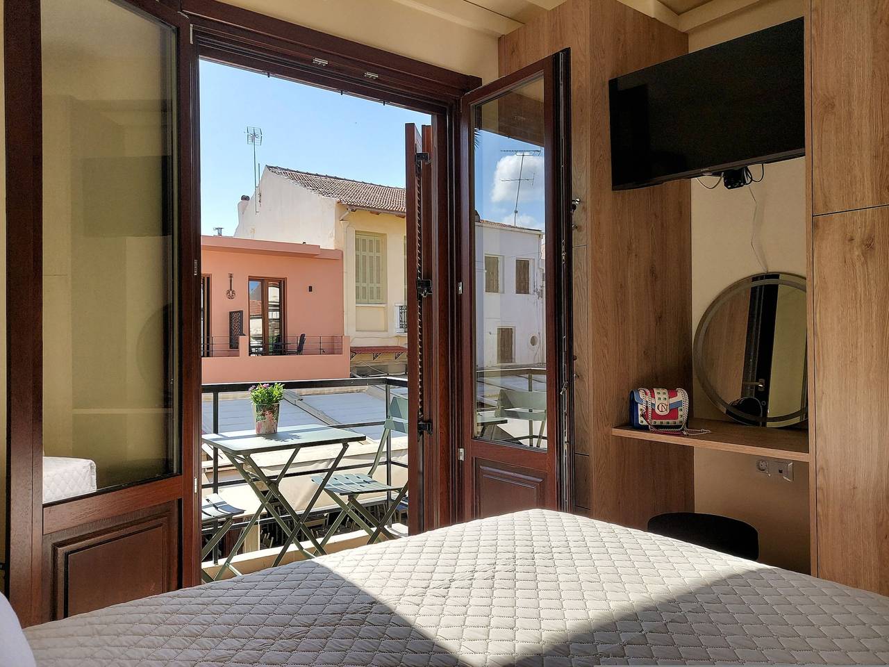 Ganze Wohnung, Ferienwohnung für 2 Personen mit Balkon in Rethymno (Stadt), Rethymno und Umgebung