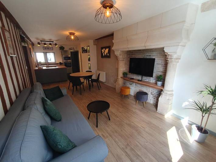 Gîte pour 6 personnes, avec vue dans Château d'Amboise