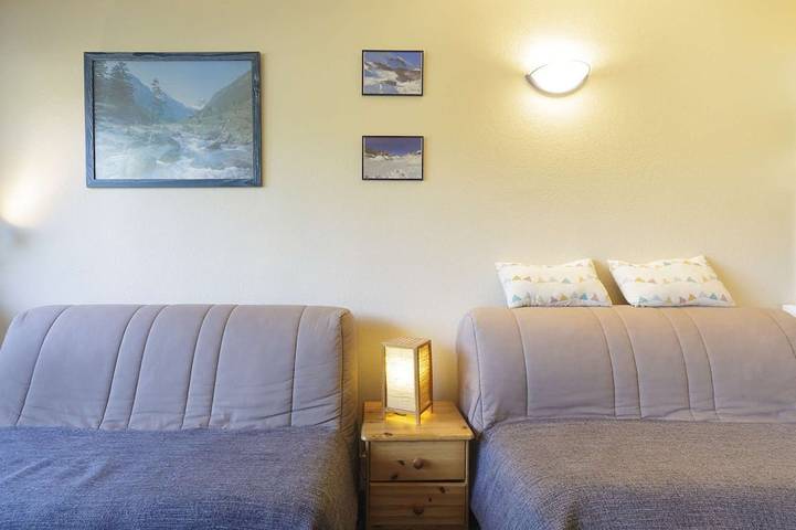 Ganze Wohnung, Studio im Resort mit Aufzug - Blick auf Skipisten in Gourette, Eaux-Bonnes