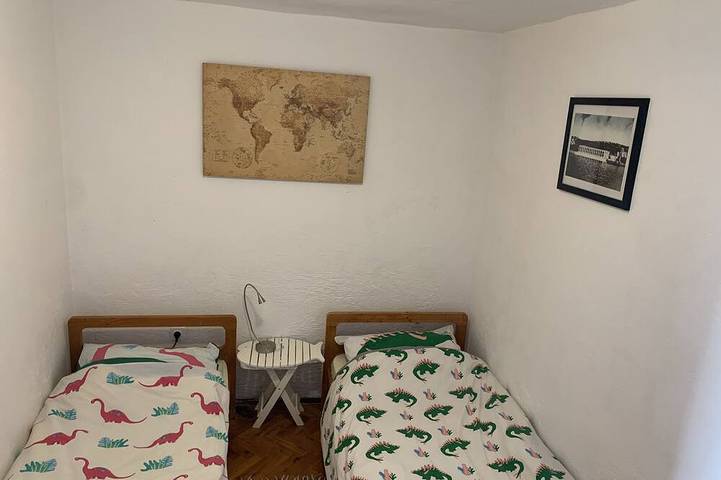 Chateau mediterrane Wohnung mit Meerblick in Krk Stadt, Krk