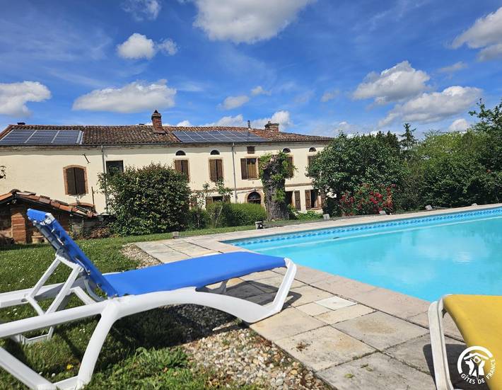 Gîte für 12 Personen, mit Pool und Garten in Südfrankreich - 2