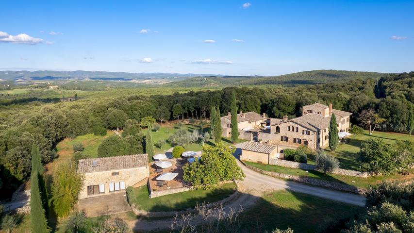 Villa pour 32 personnes, avec Jardin à Monteriggioni