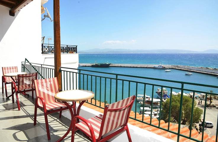 Bed & Breakfast „Einzelzimmer Meerblick Nr. 1“ mit Meerblick, Wlan und Klimaanlage in Agia Galini, Rethymno und Umgebung