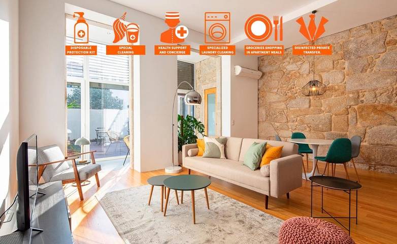 Maison d’hôte pour 4 personnes, avec balcon à Porto