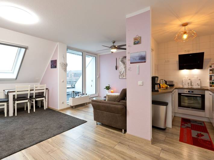 Ferienwohnung für 4 Personen, mit Sauna und Seeblick sowie Balkon in Waren (Müritz) - 2