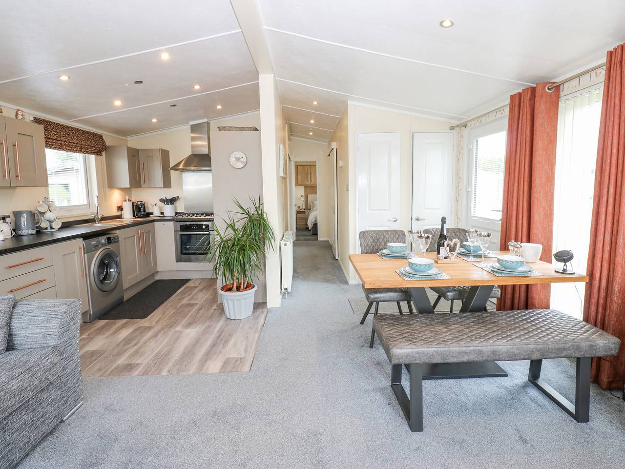 Lodge voor 4 personen met whirlpool in Cumbria