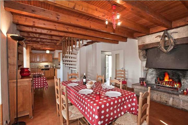 Maison de vacances pour 8 personnes, avec jardin ainsi que piscine et balcon
