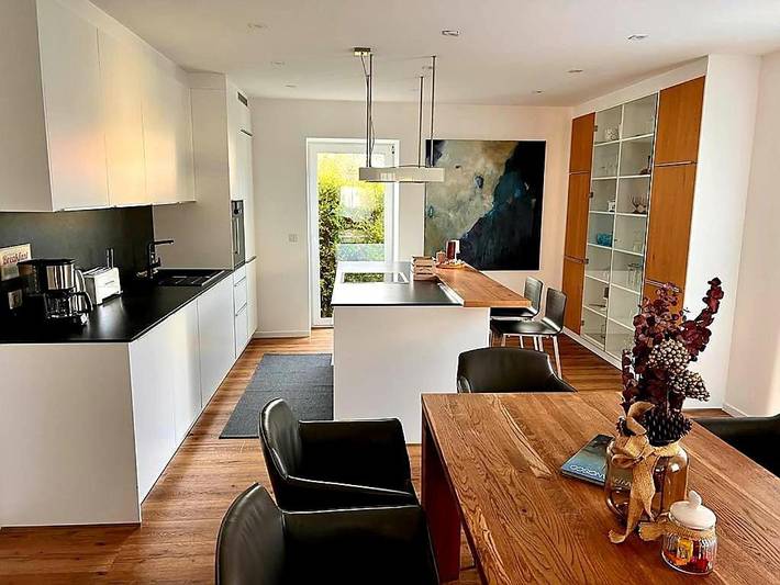Ferienwohnung für 8 Personen, mit Balkon und Terrasse sowie Ausblick