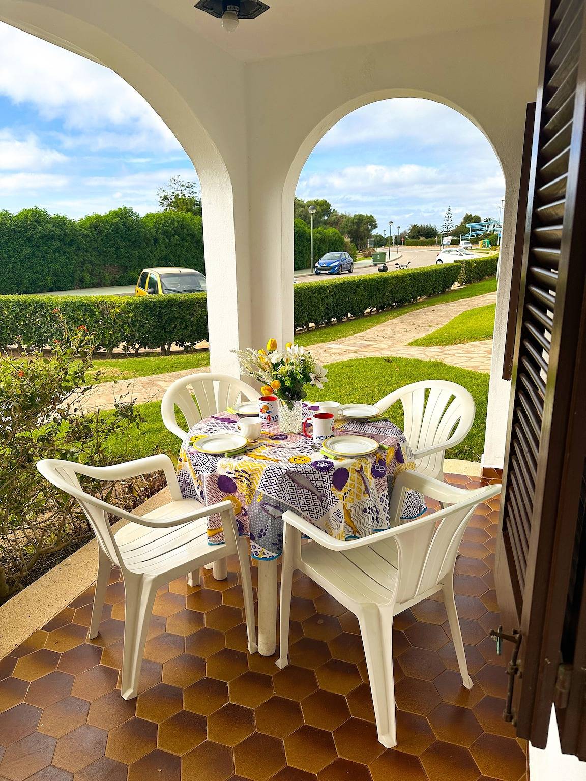 Holiday Apartment 'Giuliana' with Shared Pool, Wi-Fi, and Air Conditioning in Son Bou, Alaior Municipality