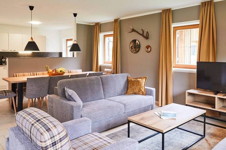 Chalet für 10 Personen, mit Garten und Sauna sowie Terrasse, mit Haustier