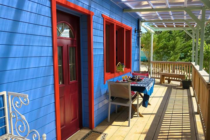 Gîte pour 4 personnes, avec terrasse ainsi que jardin et piscine à Aniane - 4