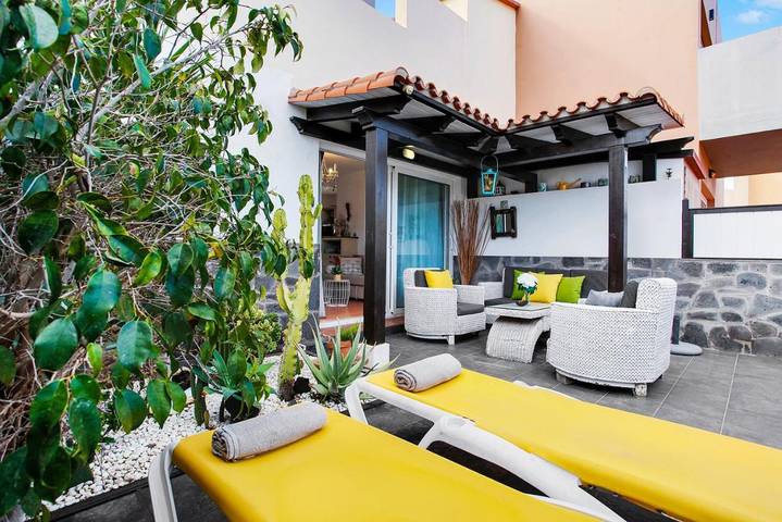 Chalet para 4 personas, con vistas además de piscina y jardín, Se admiten mascotas en Fuerteventura - 3