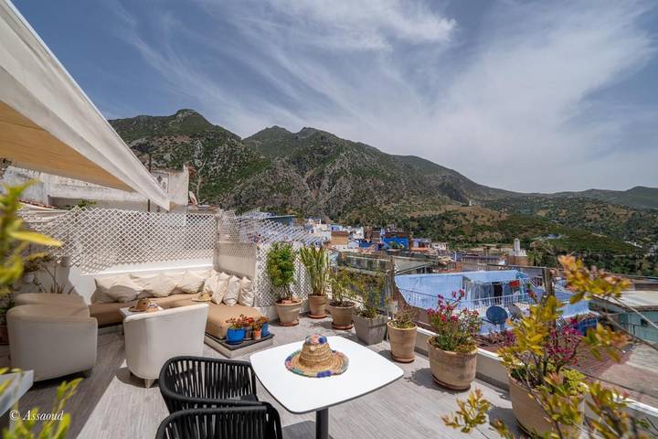Gîte pour 2 personnes, avec terrasse à Chefchaouen