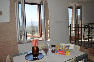 Gîte pour 4 personnes, avec vue à Trevi
