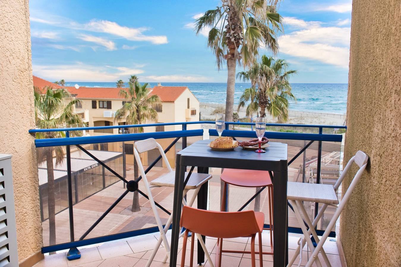 Geheel appartement, Vakantieappartement voor 4 personen met balkon in Sainte-Marie Plage, Sainte-Marie-la-Mer