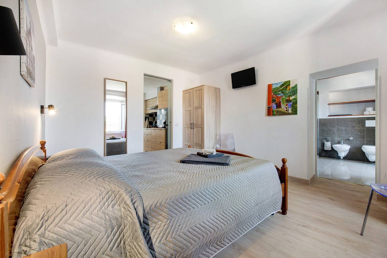 Apartamento entero, Apartamento "Pato Taronico" con con vistas al lago, terraza compartida y Wi-Fi in Bellagio, Municipio de Bellagio