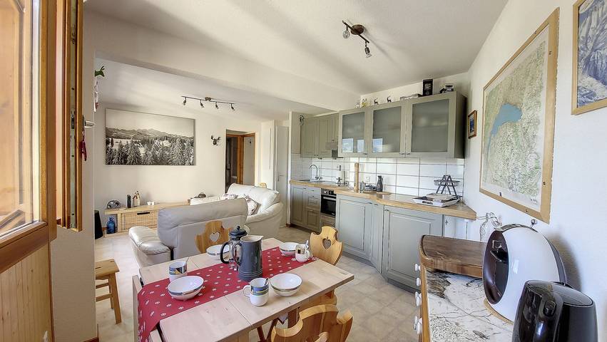 Appartement entier, Appartement 4 à 5 pers vue montagne Grand Cerf 67 in Saint-Jean-d'Aulps, Les Portes du Soleil