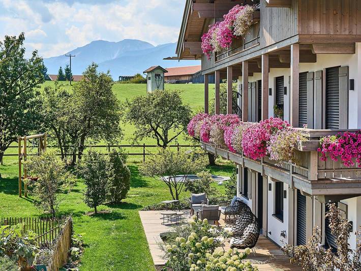 Hütte für 6 Personen, mit Ausblick und Garten in Bayrischzell