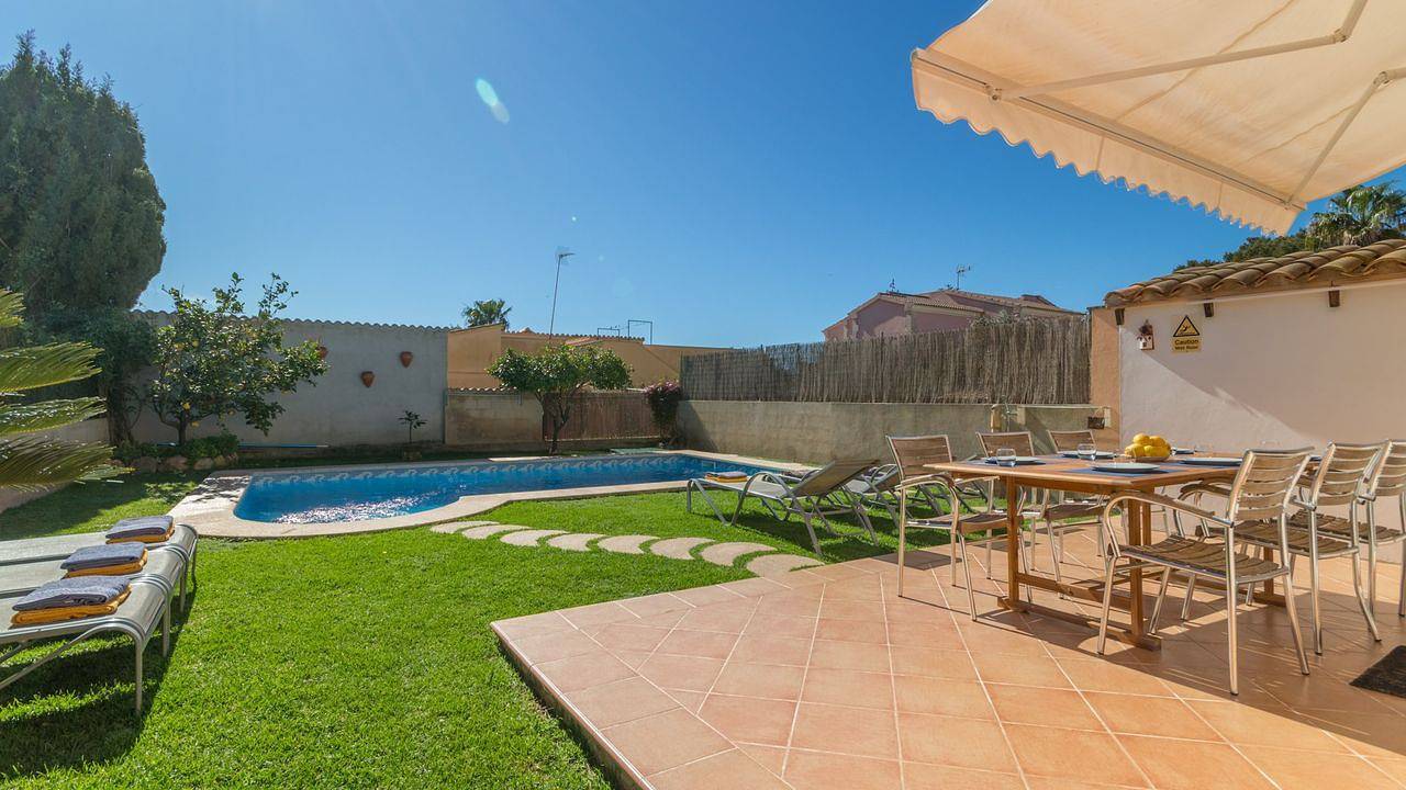 Casa de vacaciones para 7 personas con terraza in Badia Gran, Lluchmayor