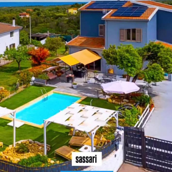 Maison de campagne pour 2 personnes, avec piscine ainsi que vue et jardin à Sassari - 2