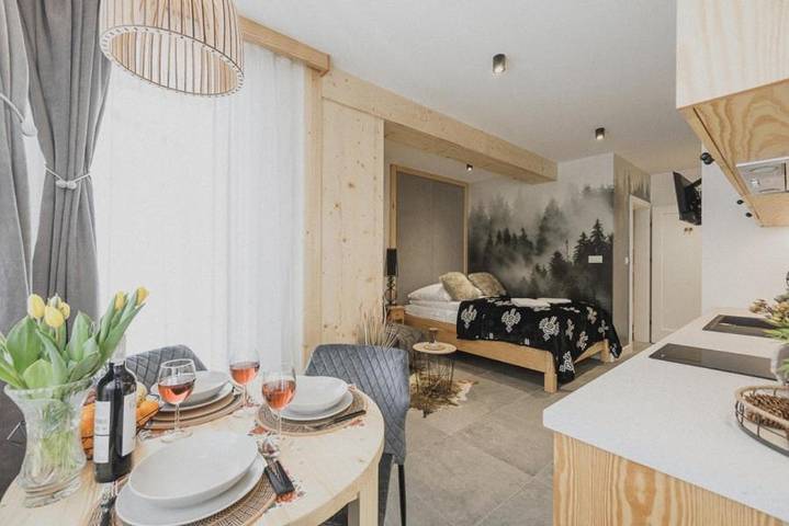 Ferienwohnung für 3 Personen, mit Sauna und Ausblick sowie Garten, mit Haustier in Zakopane