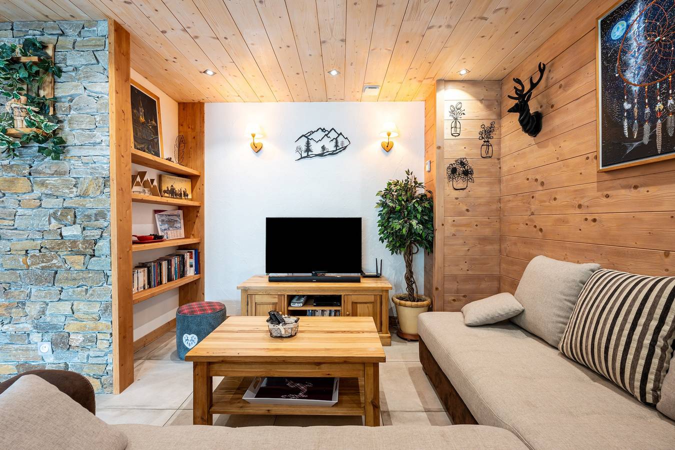 Ferienhaus 'L'attrape Rêves' mit Bergblick und Wi-Fi in Bessans, Region Saint-Jean-de-Maurienne