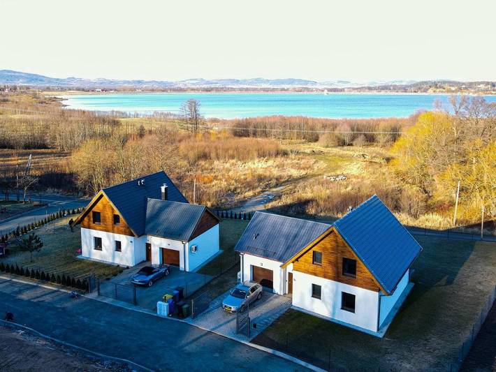 Dom dla 7 osób, z Taras i Ogród oraz Widok na jezioro i Widok w Sosnówka