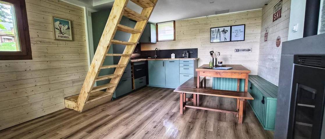 Chalet pour 8 personnes, avec jardin et vue, animaux acceptés dans Guzet-Neige - 2