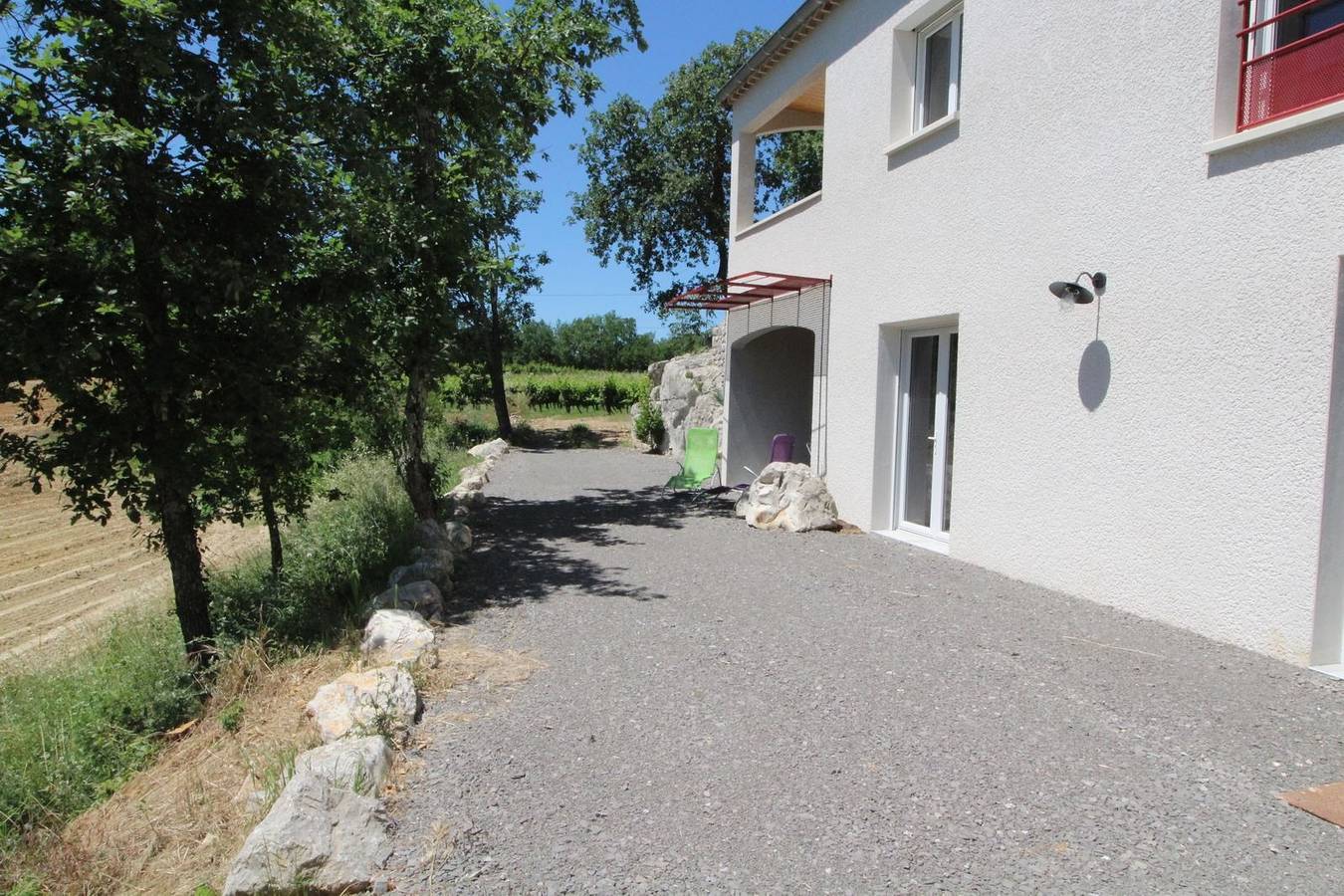 Gîte für 2 Personen mit Terrasse in Saint-Alban-Auriolles, Ardèche