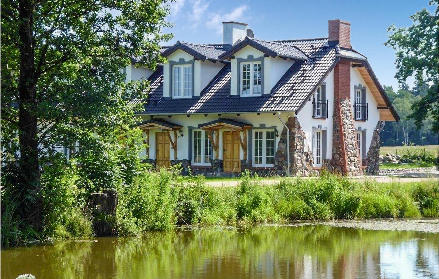 Ferienhaus für 10 Personen mit Ausblick in Ermland-Masuren