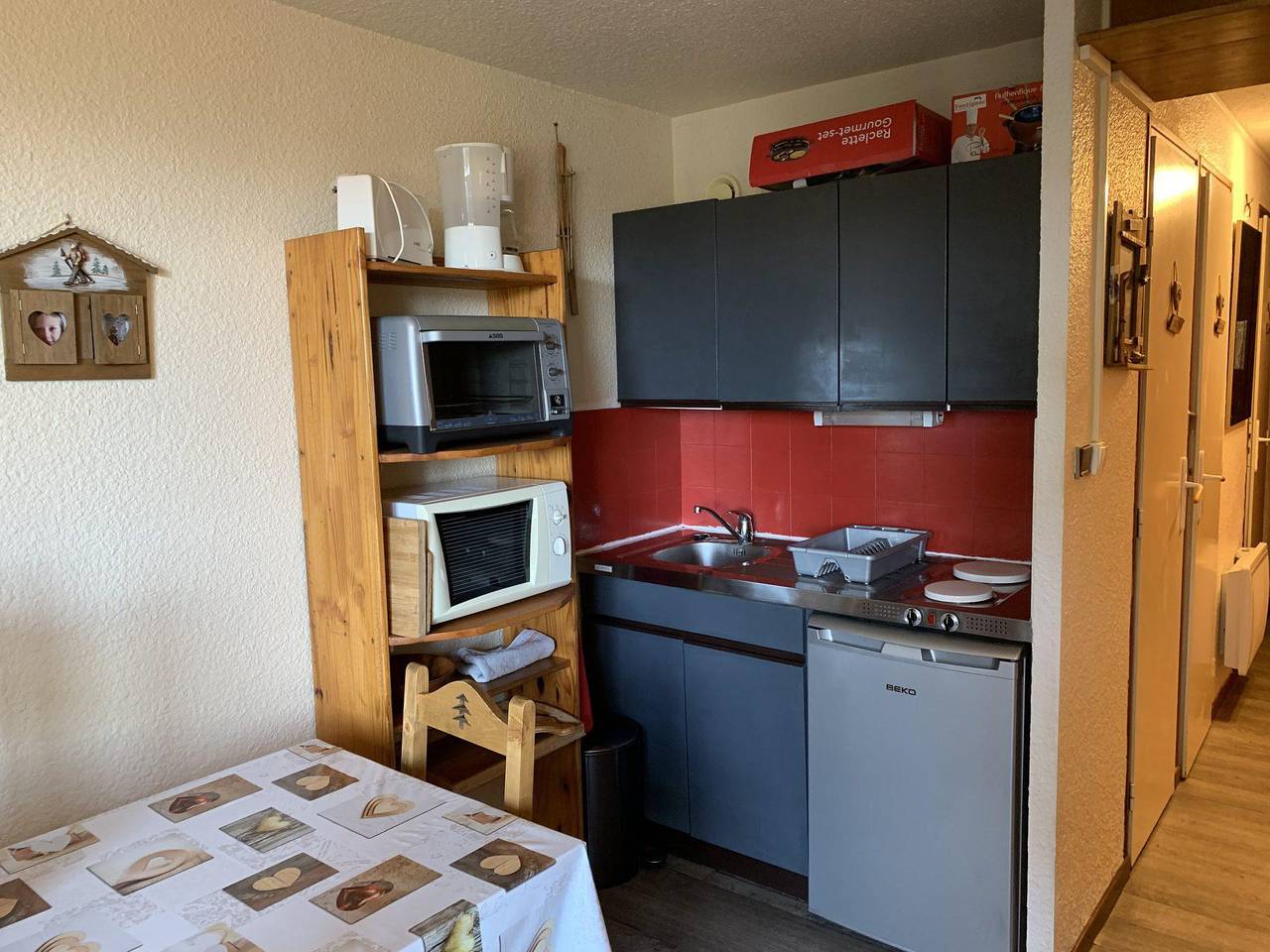 Estudio entero, Résidence Isabella F - Apartamento cabina para 4 personas (21) in Les Saisies, Albertville region