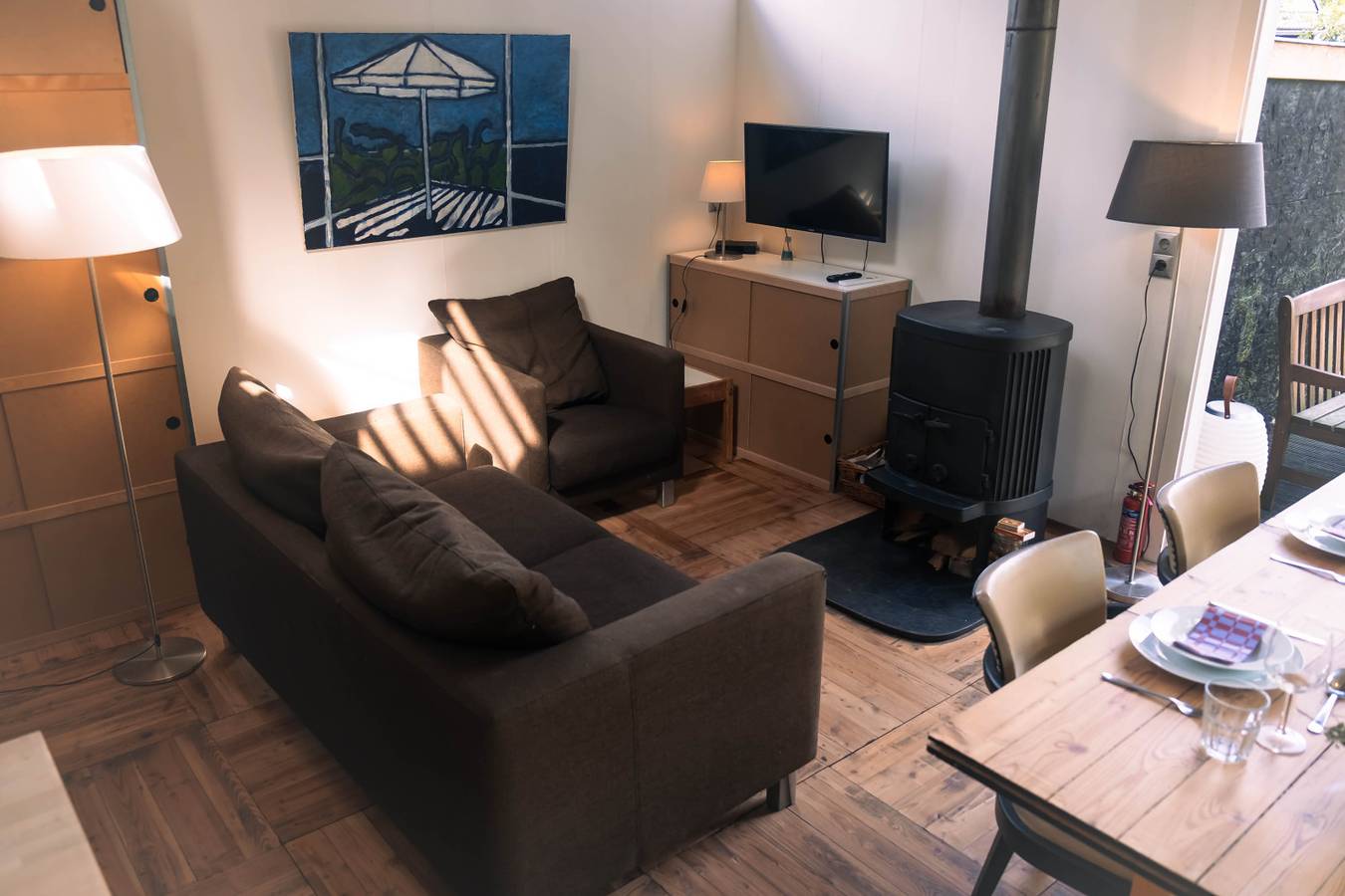 Ferienhaus für 4 Personen mit Kaminofen in Egmond-Binnen in Egmond-Binnen, Niederländische Nordsee
