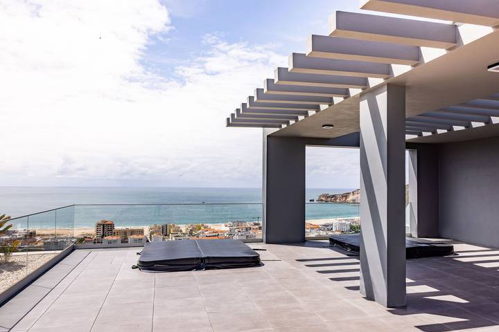 Ferienwohnung für 4 Personen, mit Kinderpool und Garten sowie Balkon in Nazaré - 3