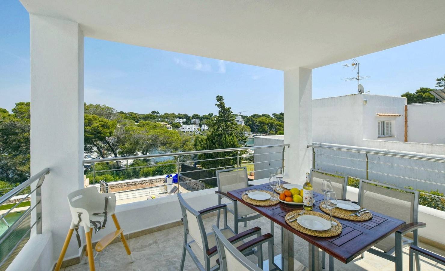 Ferienhaus 'Kanavayen Tres' mit Meerblick, Wlan und Klimaanlage in Cala d'Or, Santanyí