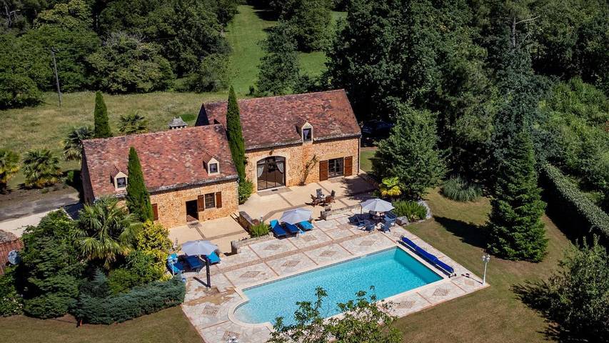 Maison de vacances pour 11 personnes, avec piscine et jardin, animaux acceptés