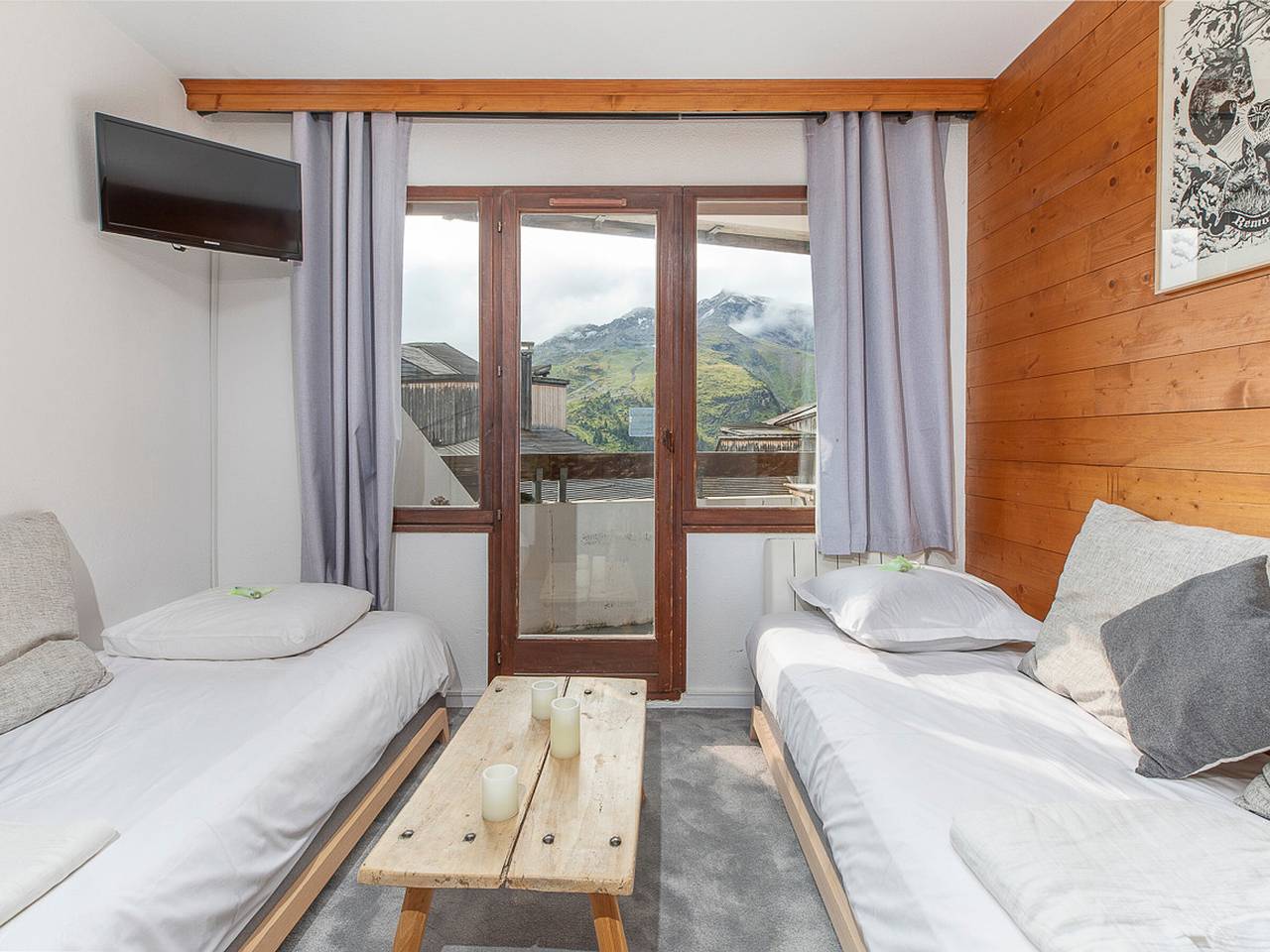 Studio entier, Studio cabine confortable pour 4 à Avoriaz, balcon plein sud in Morzine, Les Portes du Soleil