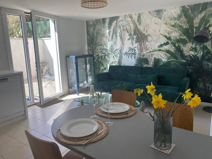 Gîte pour 3 personnes, avec vue et jardin à Montgermont