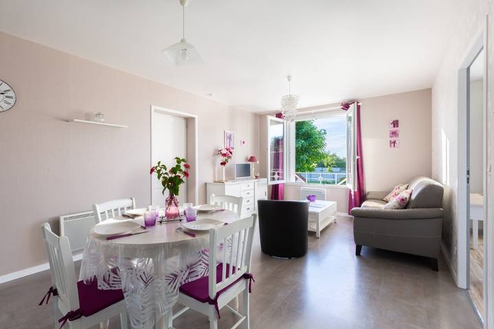 Appartement de vacances pour 4 personnes, avec Terrasse et Jardin