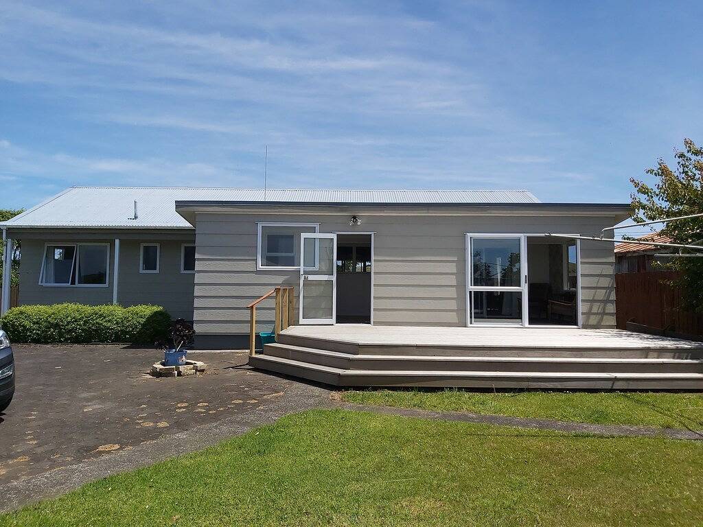 Haus mit herrlichem Blick auf Land und Meer in Waikato
