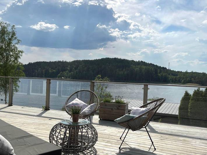 Hus för 5 Personer, med terass i Lerum