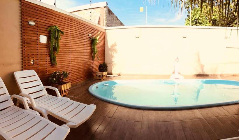 Casas e apartamentos de temporada para 12 pessoas, com piscina e jardim e ainda vista, com animais de estimação em Santarém (Brasil)