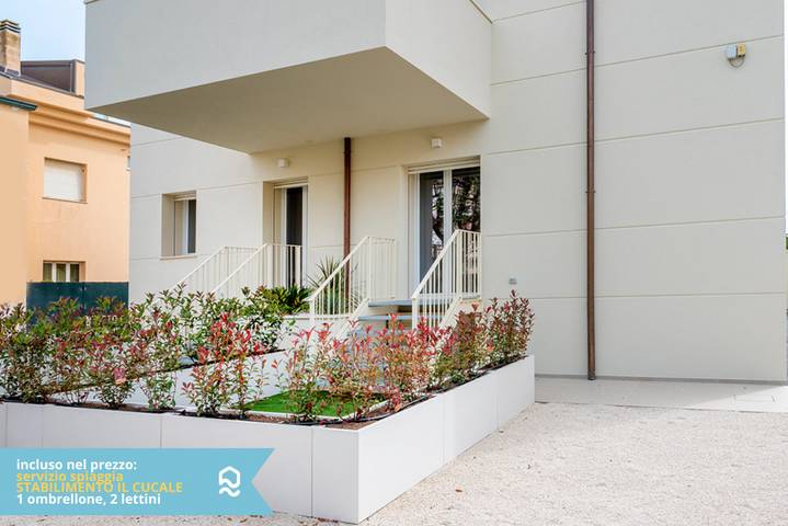 Appartement entier, Appartement de vacances pour 6 personnes avec balcon/terrasse in Marcelli, Numana