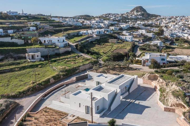 Villa pour 6 personnes, avec jardin ainsi que vue et piscine dans Milos - 4