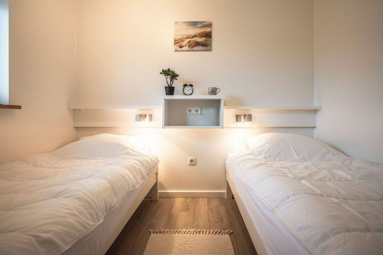 Ganze Wohnung, Komfortables Ferienhaus Deichkoje 6 mit Garten und Terrasse in Dagebüll in Dagebüll, Nordseeküste