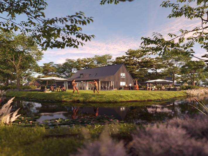 Maison de vacances pour 14 personnes, avec terrasse et jardin, adapté aux familles dans Drenthe