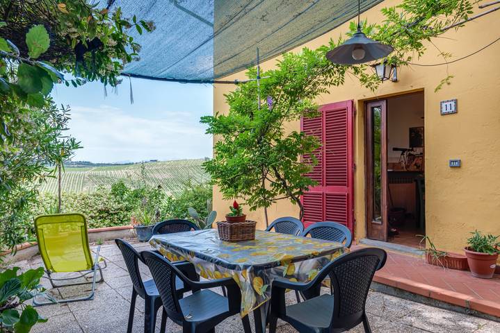 Vakantiehuis 'Leccio Relax Con Vista' met privétuin, Wi-Fi en airconditioning in Vinci, Provincie Florence