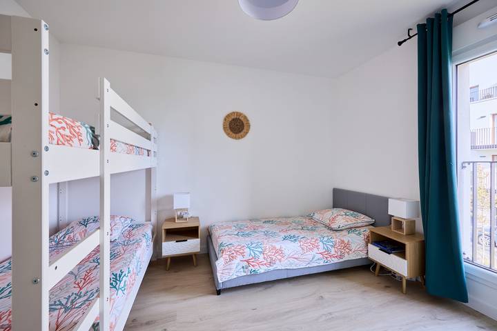 Ganze Wohnung, Ferienwohnung für 5 Personen mit Balkon in Courseulles-sur-Mer, Caen und Umgebung